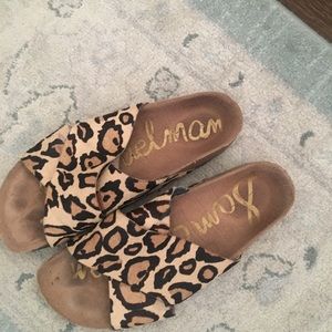 Sam Edelman leopard slides